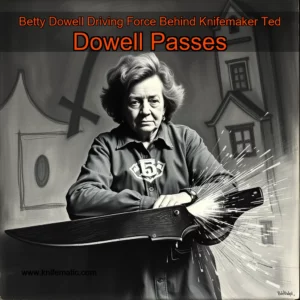 Read more about the article Betty Dowell  Driving Force Behind Knifemaker Ted Dowell  Passes