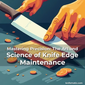 Artistic representation for Mastering Precision: The Art and Science of Knife Edge Maintenance