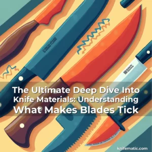 Artistic representation for The Ultimate Deep Dive Into Knife Materials: Understanding What Makes Blades Tick
